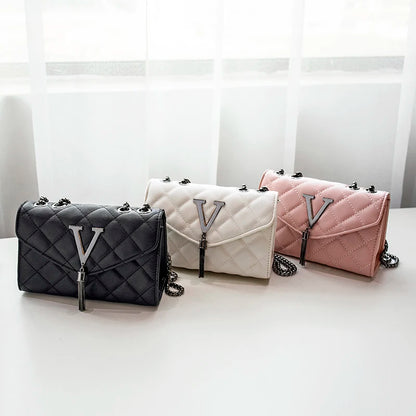 Quilted Plaid PU Flap Shoulder & Crossbody Bag | Wovetsa