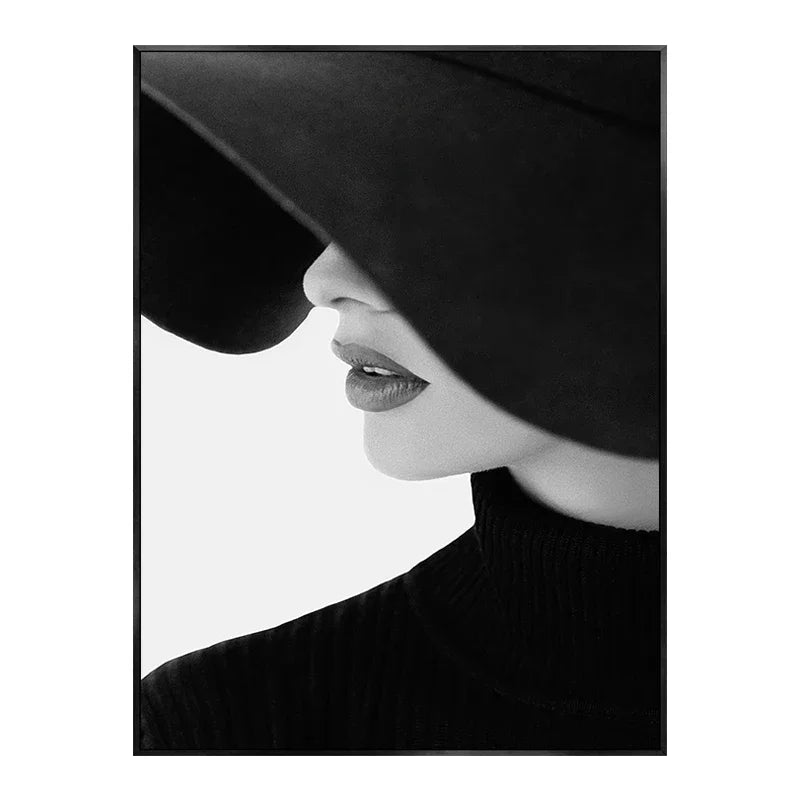 Black & White Luxury Car Paris Street Canvas Wall Art | Wovetsa