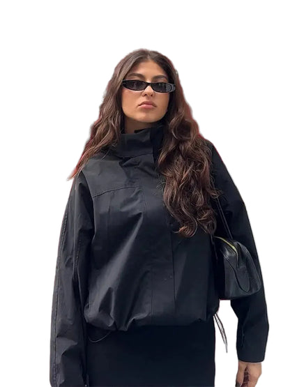 Stand Collar Pilot Jacket | Wovetsa