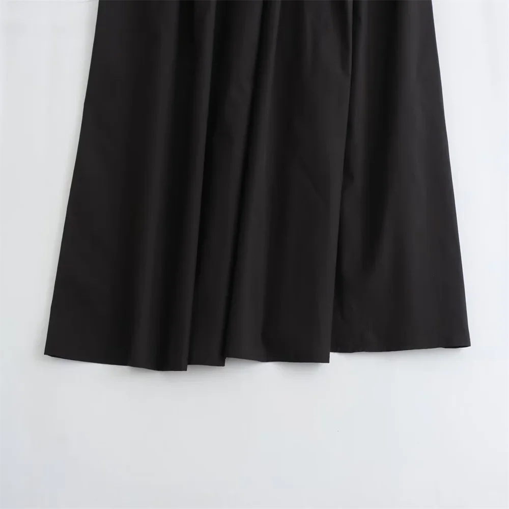 High Waist A-Line Maxi Skirt | Wovetsa