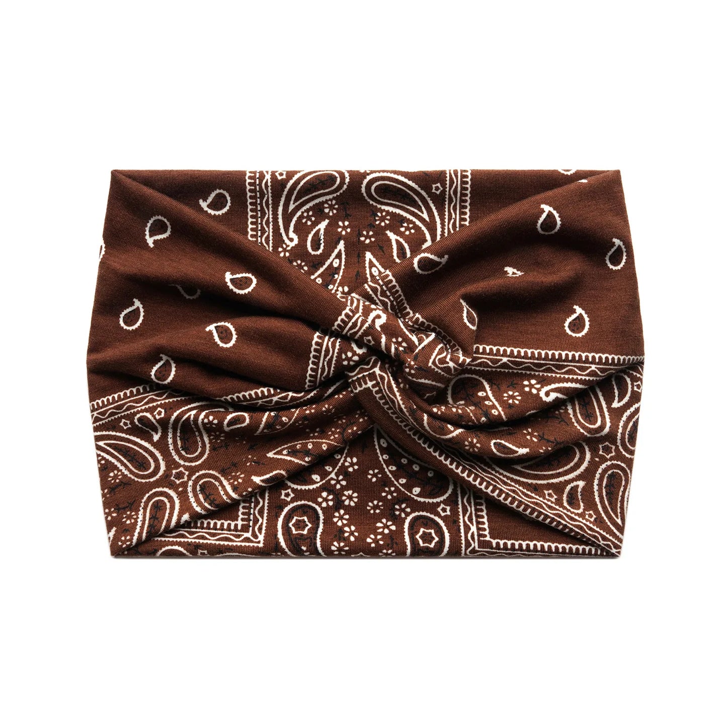 Wide Twisted Turban Headband for Women — Boho Yoga Hair Band | Wovetsa