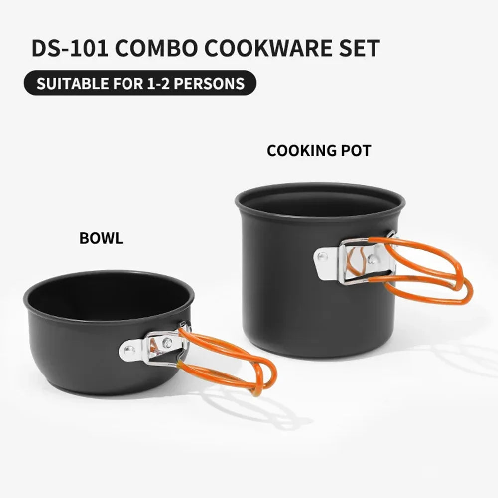 Lightweight Aluminum Camping Cookware Set | Wovetsa