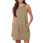 Sleeveless Pocket Sundress | Wovetsa