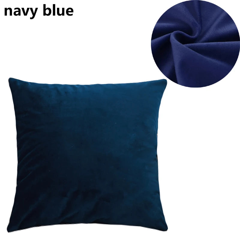 Velvet Sofa Cushion Cover 40X40/45X45/40X60/50X50/55X55/60X60CM Home Hotel Office Decor Waist Throw Pillow Cover