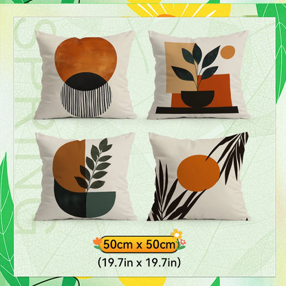 Geometric Abstract Cushion Cover Decorative Pillowcase | Wovetsa