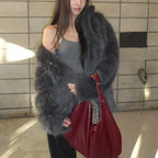 Leopard Print Double-Sided Shoulder Tote | Wovetsa