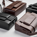 Woven Genuine Leather Crossbody Bag | Wovetsa