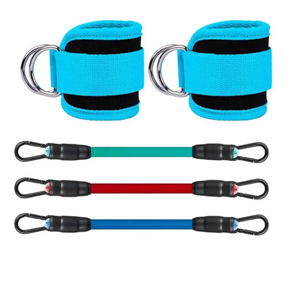 Ankle Strap Resistance Bands Set for Women — Glute & Hip Workout | Wovetsa
