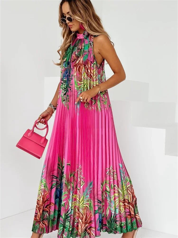 Halter Maxi Dress | Wovetsa