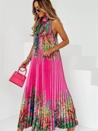 Halter Maxi Dress | Wovetsa