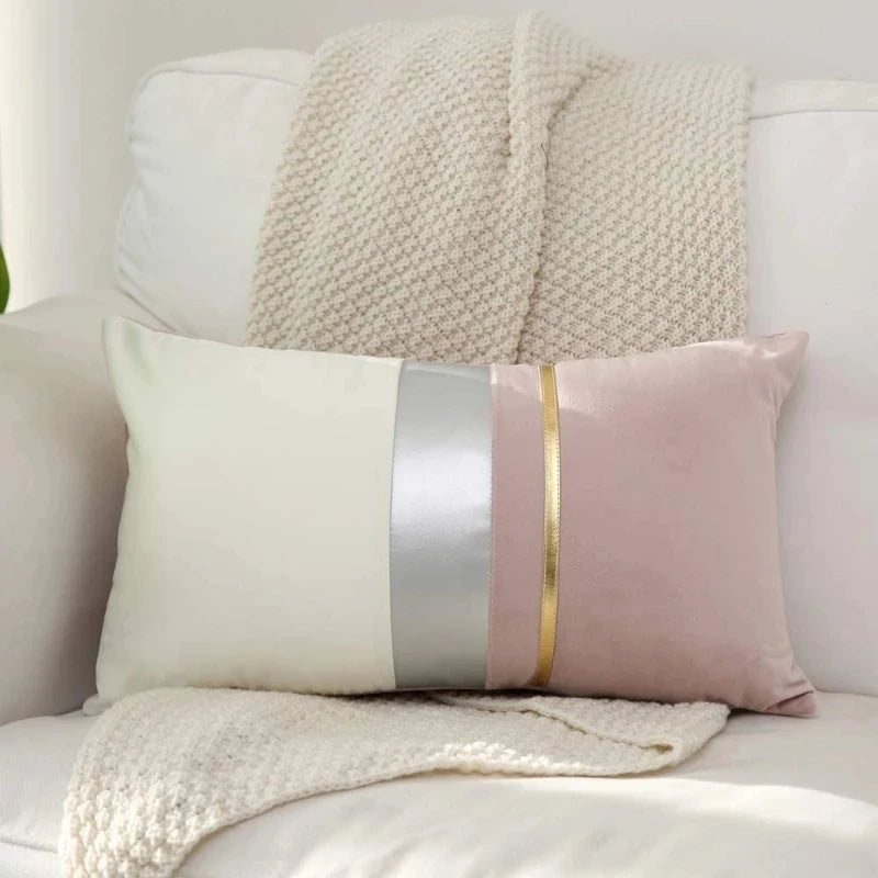 Velvet Patchwork Cushion Cover | Wovetsa
