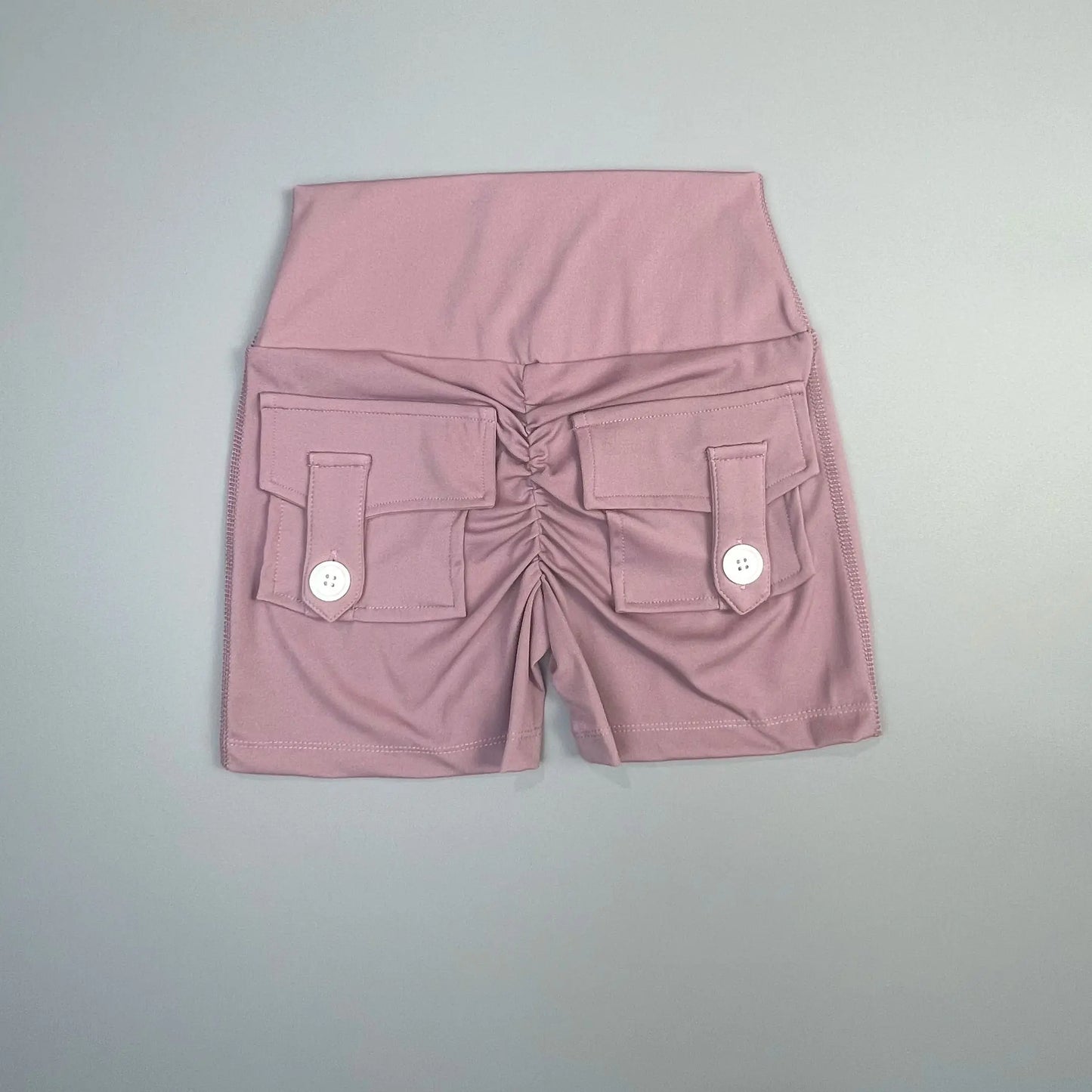 Peach Lift High-Waist Fitness Shorts | Wovetsa