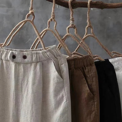 Korean Cropped Harem Pants | Wovetsa