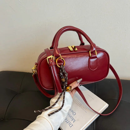 Vintage Mini PU Leather Shoulder Bag | Wovetsa