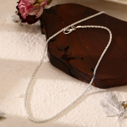 Sparkling Choker Clavicle Chain Necklace | Wovetsa