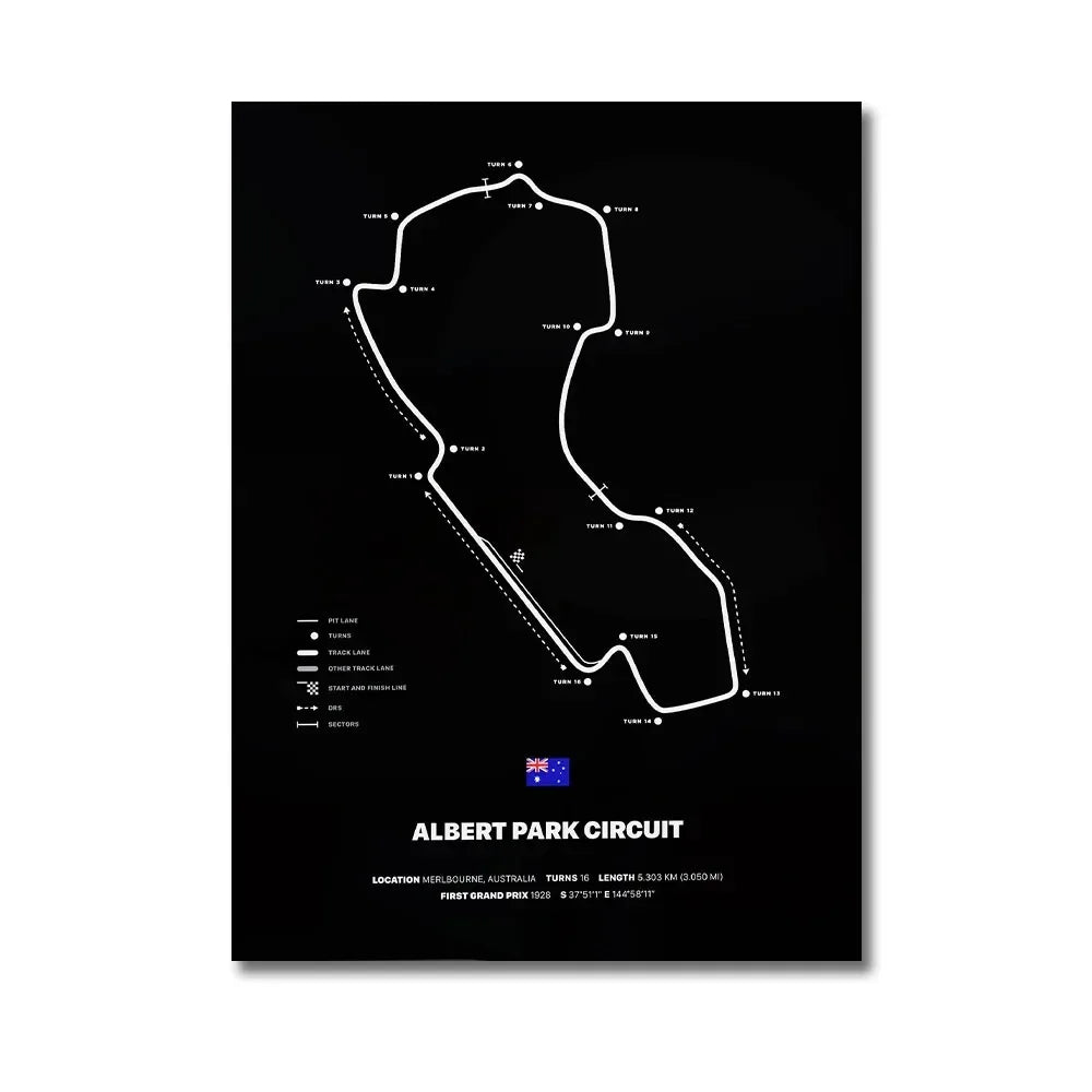 Formula 1 Racing Canvas Wall Art Print | Wovetsa