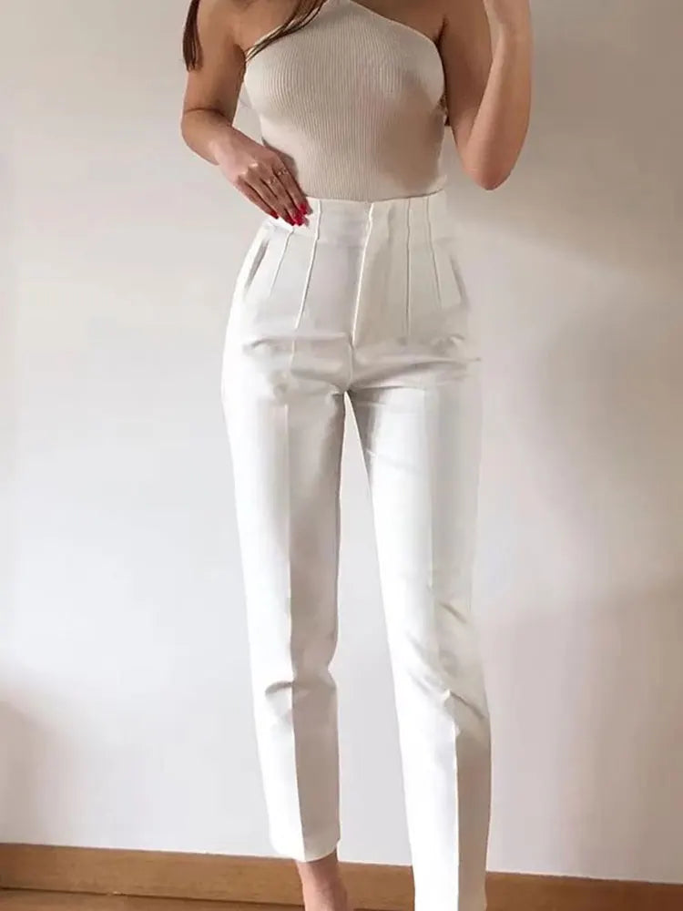 High Waist Pencil Pants | Wovetsa