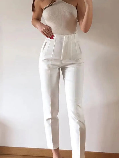High Waist Pencil Pants | Wovetsa