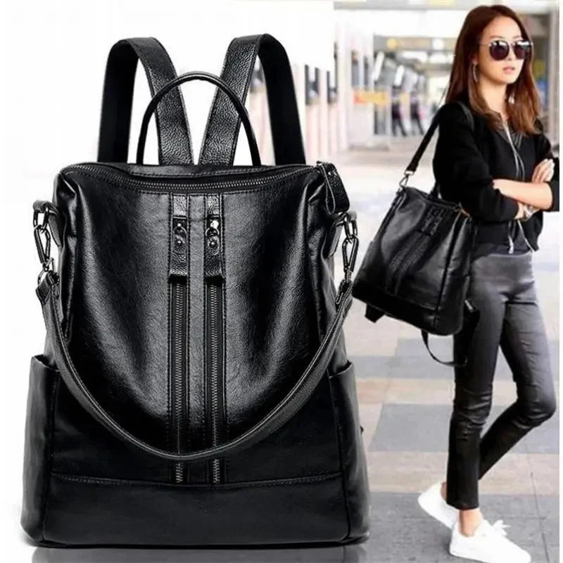 Soft Nylon Multifunctional Backpack | Wovetsa
