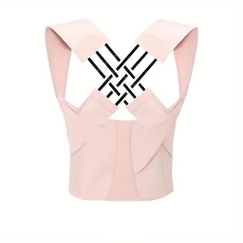 Adjustable Shoulder Posture Corrector Brace for Women & Men | Wovetsa