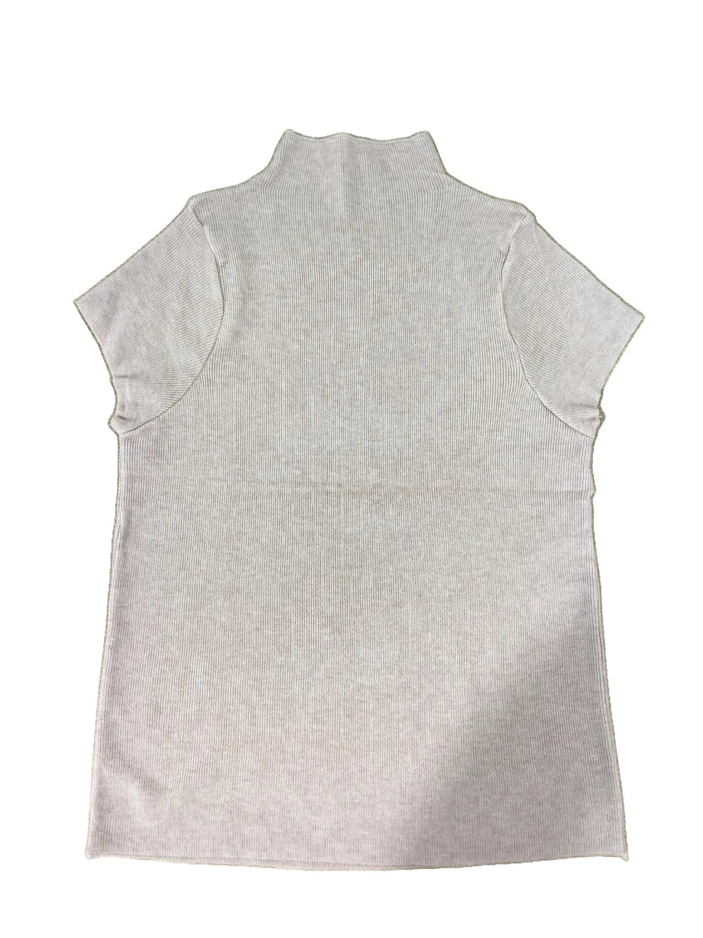 Mock Neck Knit Sweater Top | Wovetsa