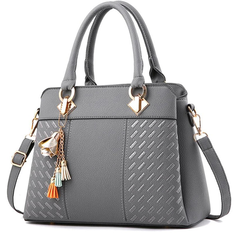 Embroidered Tassel Crossbody Bag | Wovetsa