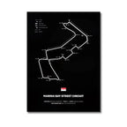 Formula 1 Racing Canvas Wall Art Print | Wovetsa