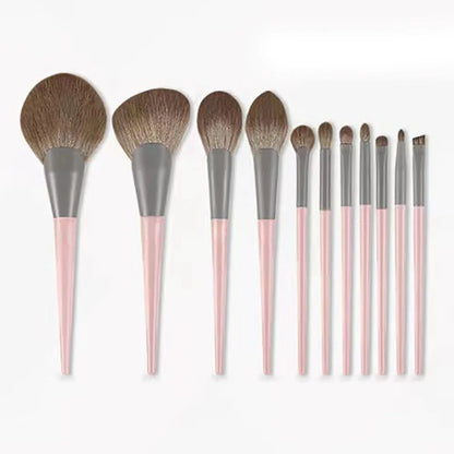 11-Piece Vegan Makeup Brush Set | Wovetsa