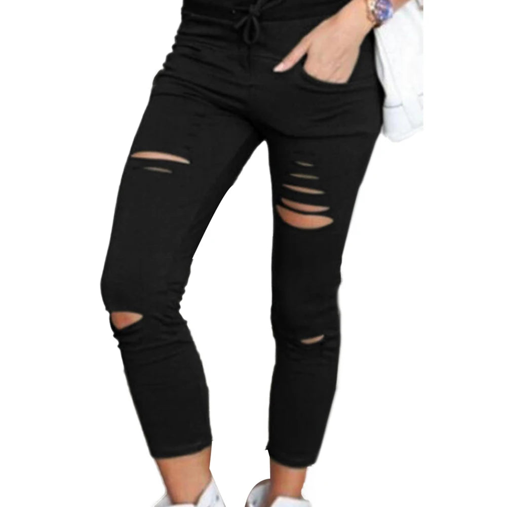 High-Waist Slim Pencil Pants | Wovetsa