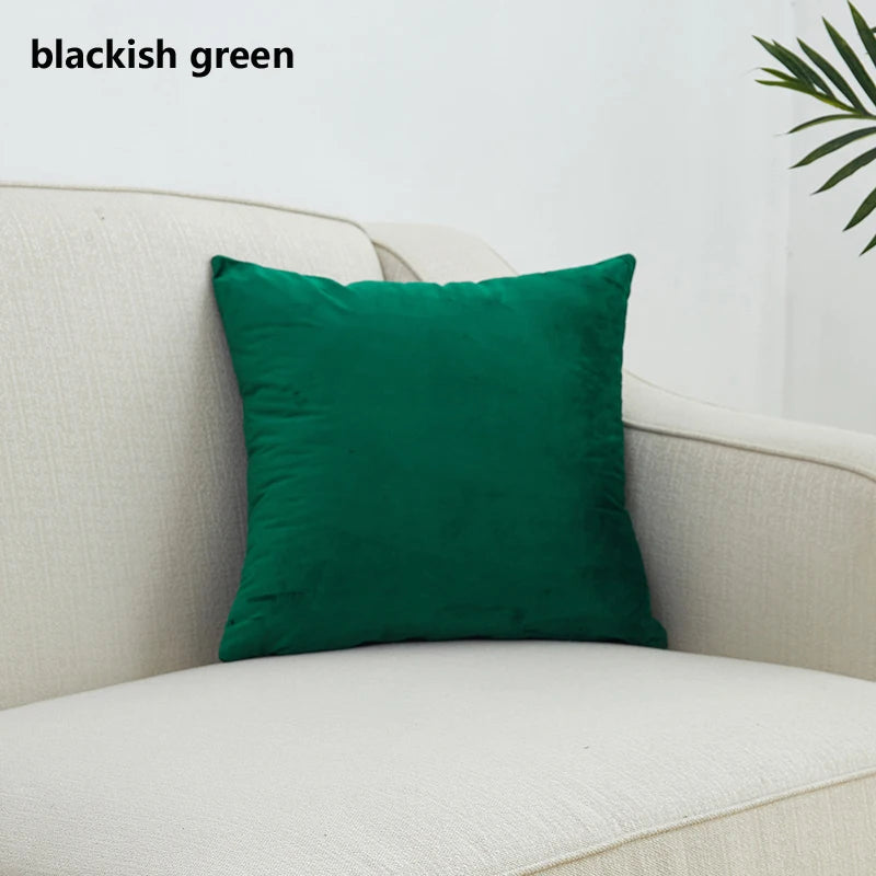 Velvet Sofa Cushion Cover 40X40/45X45/40X60/50X50/55X55/60X60CM Home Hotel Office Decor Waist Throw Pillow Cover