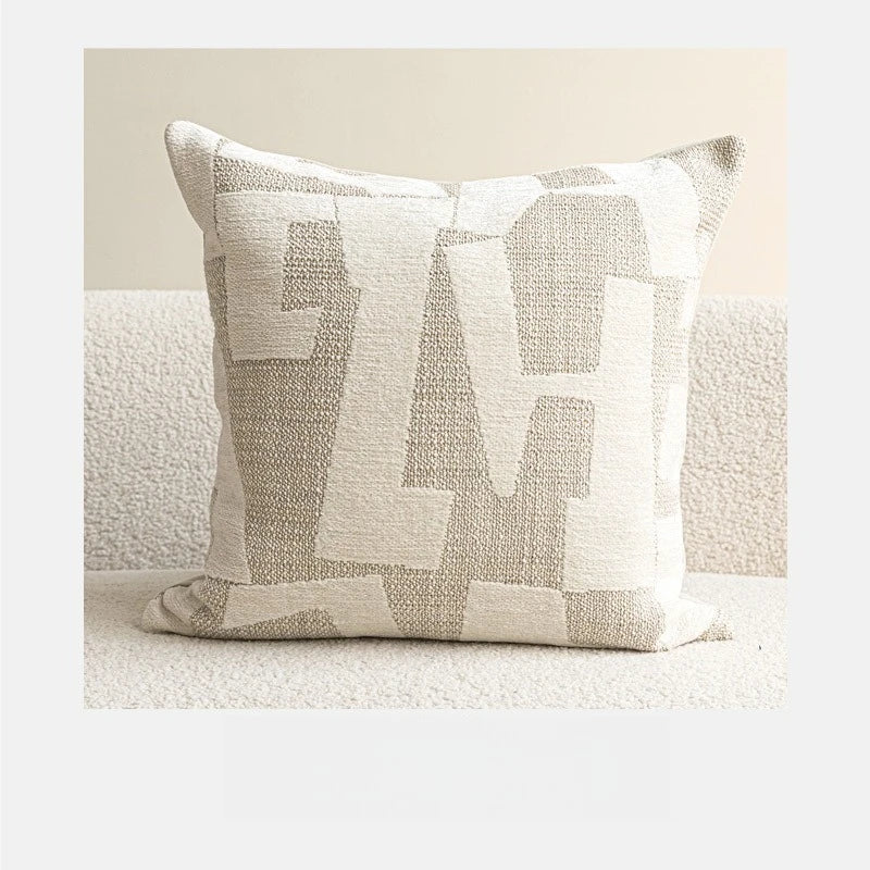 Black & White Jacquard Cushion Cover | Wovetsa