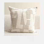 Black & White Jacquard Cushion Cover | Wovetsa
