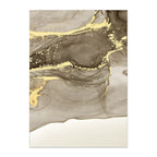 Minimalist Marble Beige Abstract Canvas Wall Art Set of 3 | Wovetsa