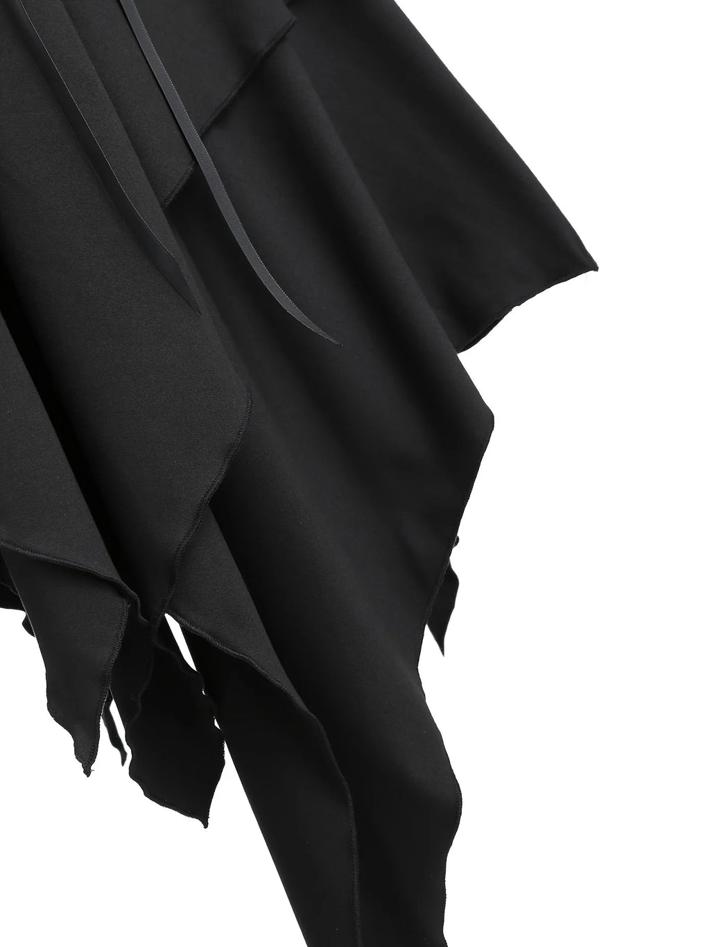 Plus Size Gothic Lace-Up Hooded Dress | Wovetsa