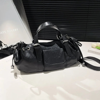 PU Leather Pillow Crossbody Bag | Wovetsa