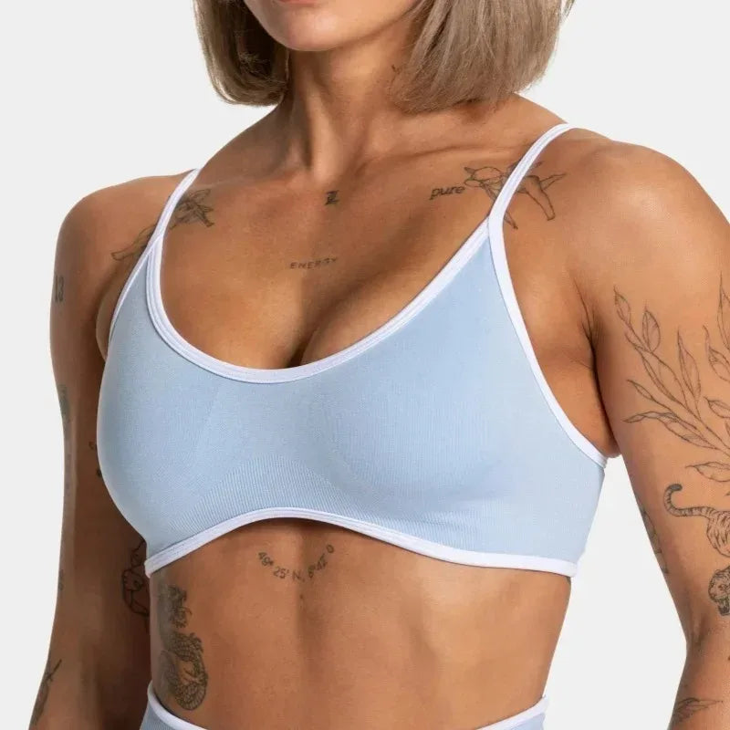 Backless Knit Sports Bra & Yoga Top | Wovetsa