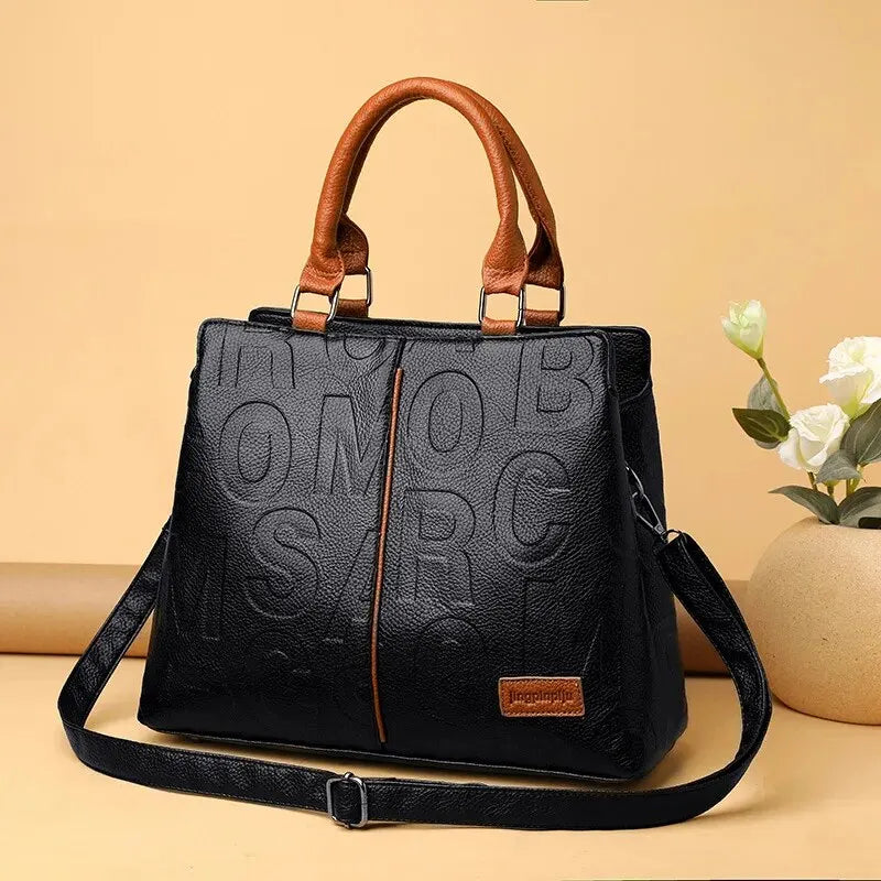 Large Capacity Microfiber Tote Bag with Removable Strap | Wovetsa