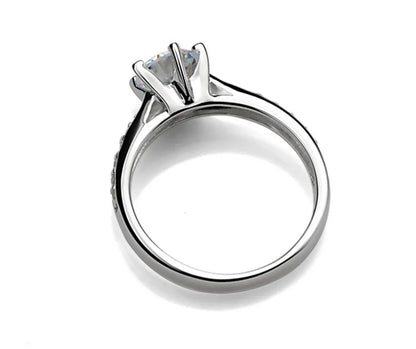 925 Sterling Silver Six-Claw Tourmaline Ring | Wovetsa