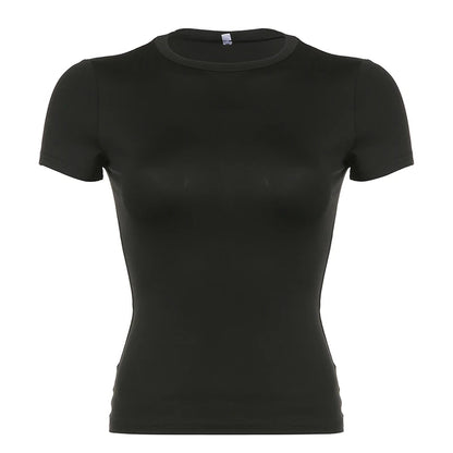 Basic Solid Crop Top | Wovetsa