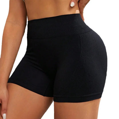 High-Waist Yoga Shorts | Wovetsa