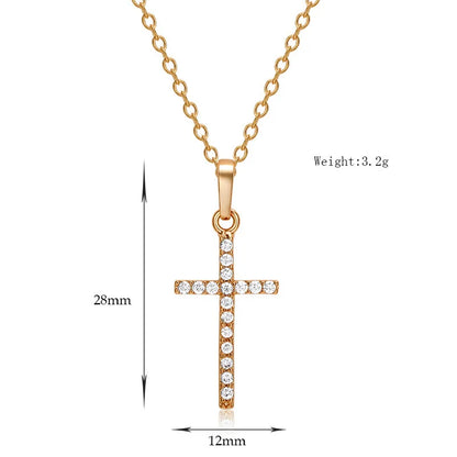 Cross Pendant Necklace | Wovetsa