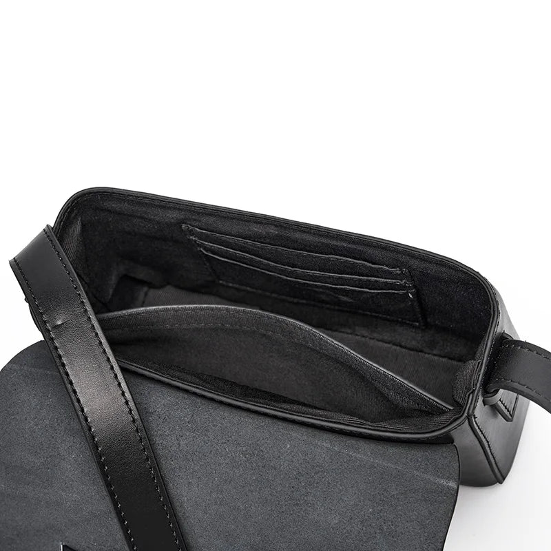 Woven Genuine Leather Crossbody Bag | Wovetsa