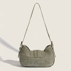Y2K Rivet Canvas Saddle Bag | Wovetsa