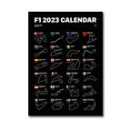 Formula 1 Racing Canvas Wall Art Print | Wovetsa