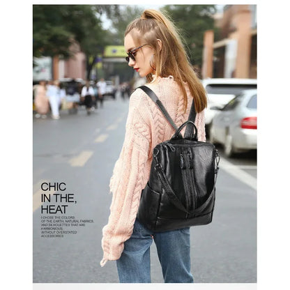 Soft Nylon Multifunctional Backpack | Wovetsa