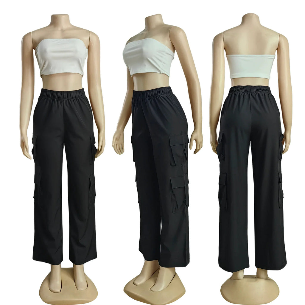 Straight Cargo Pants | Wovetsa