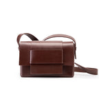 Woven Genuine Leather Crossbody Bag | Wovetsa