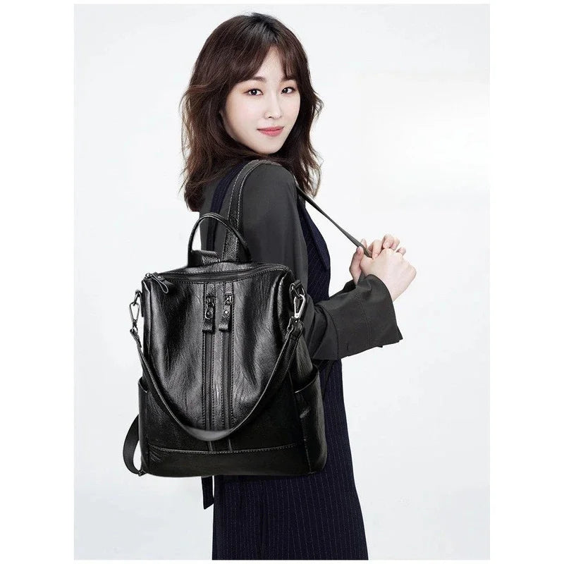 Soft Nylon Multifunctional Backpack | Wovetsa