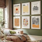Abstract Art Poster Print Yayoi Kusama Matisse Rothko | Wovetsa