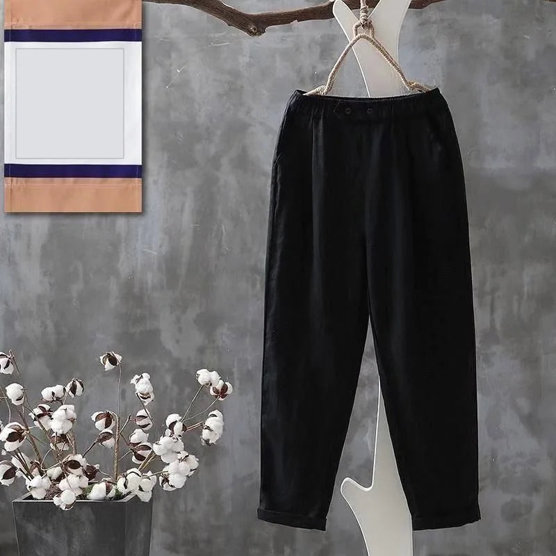 Korean Cropped Harem Pants | Wovetsa